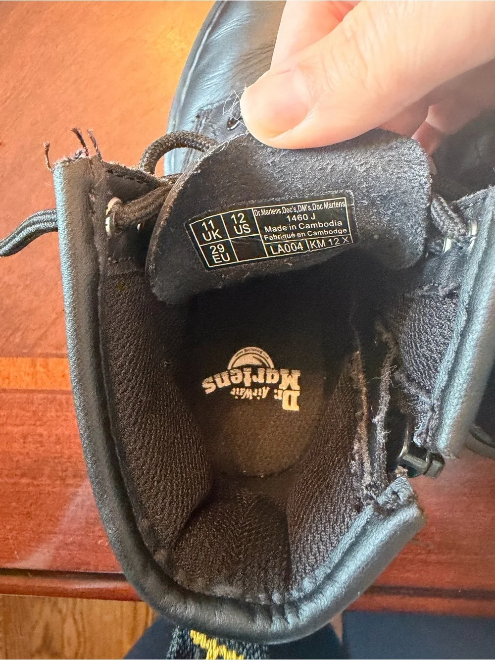 Dr. Martens Toddler 1460 Softy T Leather Lace Up Boots